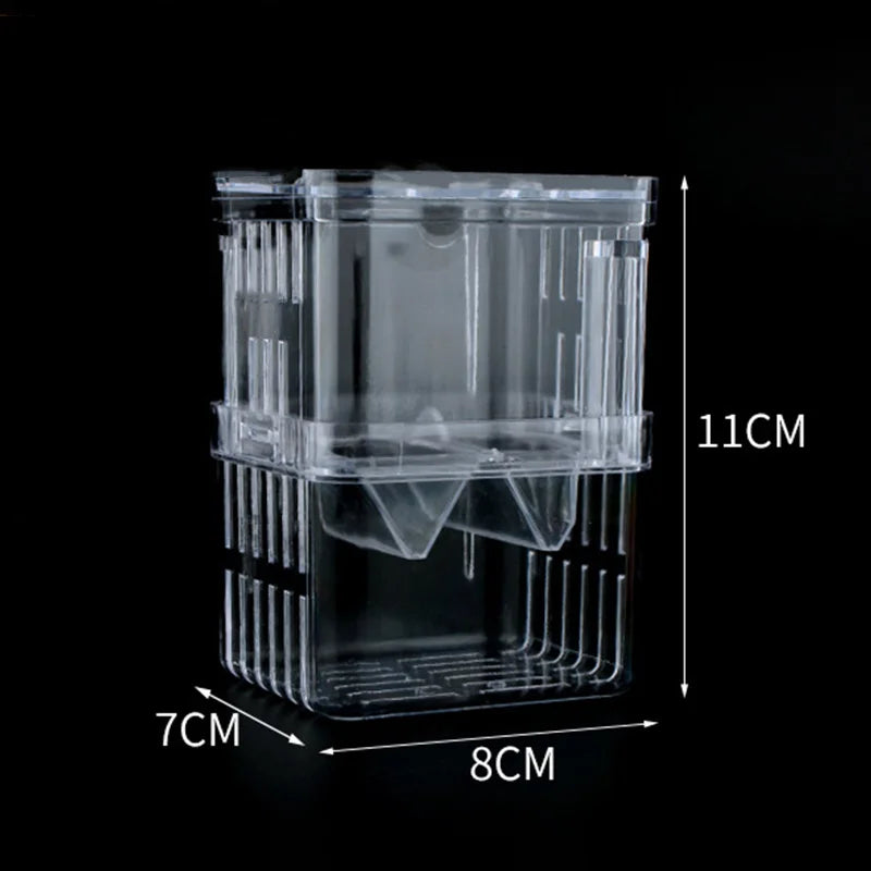 Fish Breeding Isolation Box Double Guppies Hatching Incubator