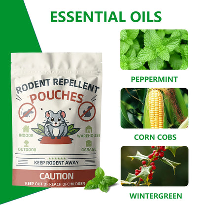 10P-Rodent Repellent, Mice Repellent, Peppermint Rat Repellent, Natural Mouse Repellents, Indoor & Outdoor 3 Months Protection