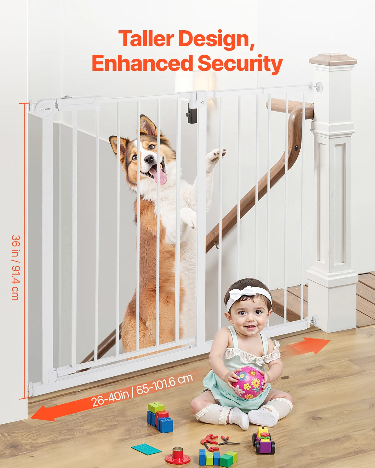 Baby Gate 28/30/36 Inches