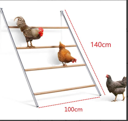 Chicken Perch for Coop with Ladder Design,
