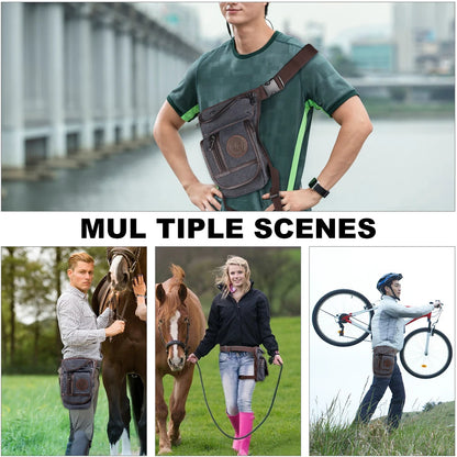 Portable Equestrian Drop Leg Bag Large Capacity