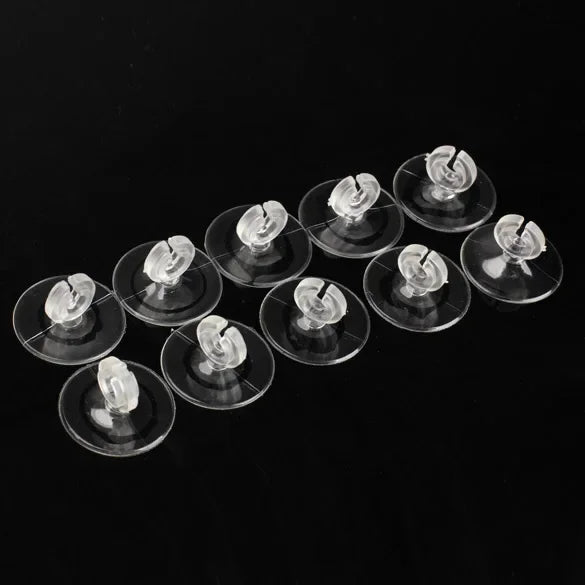 10-100pc Aquarium Suction Cup Holder Fish Tank Sucker for 4/6mm Air Line Pipe Tube Wire Holder