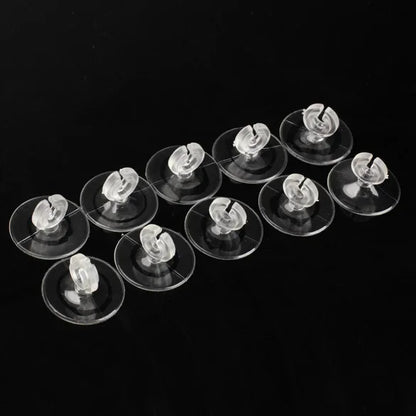 10-100pc Aquarium Suction Cup Holder Fish Tank Sucker for 4/6mm Air Line Pipe Tube Wire Holder