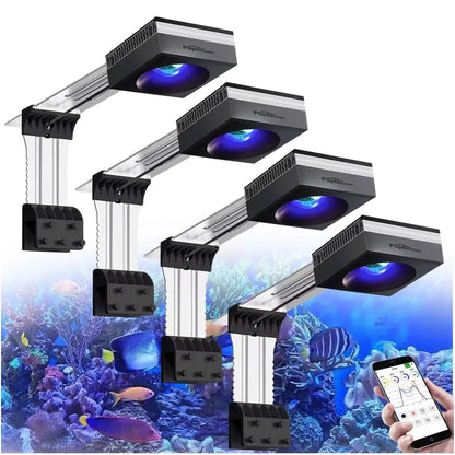 PopBloom RL90 WiFi  Professional Marine Aquarium LED Full Spectrum for Reef Coral SPS/LPS Fish Tank LED