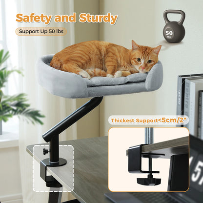 360° Rotatable Cat Bed Stand for Indoor Cats,