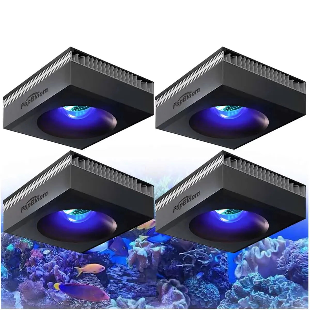 PopBloom RL90 WiFi  Professional Marine Aquarium LED Full Spectrum for Reef Coral SPS/LPS Fish Tank LED