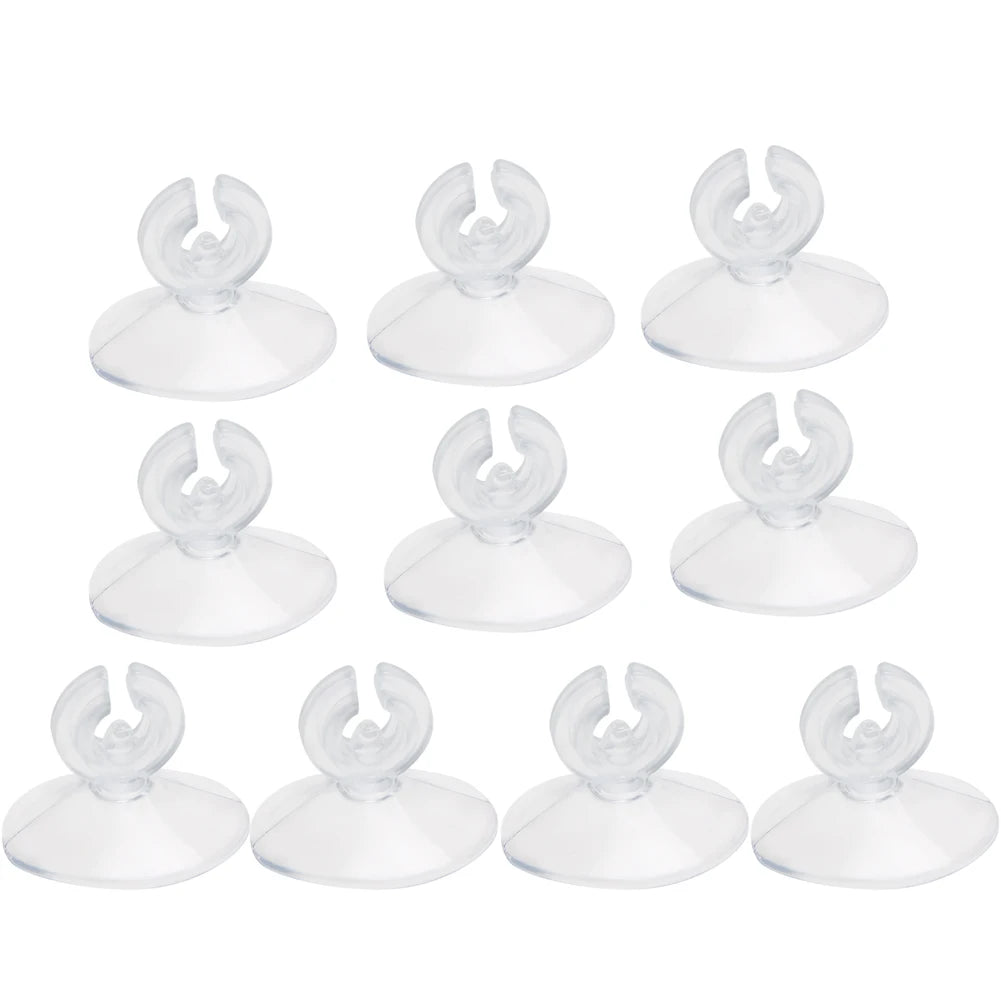 10-100pc Aquarium Suction Cup Holder Fish Tank Sucker for 4/6mm Air Line Pipe Tube Wire Holder