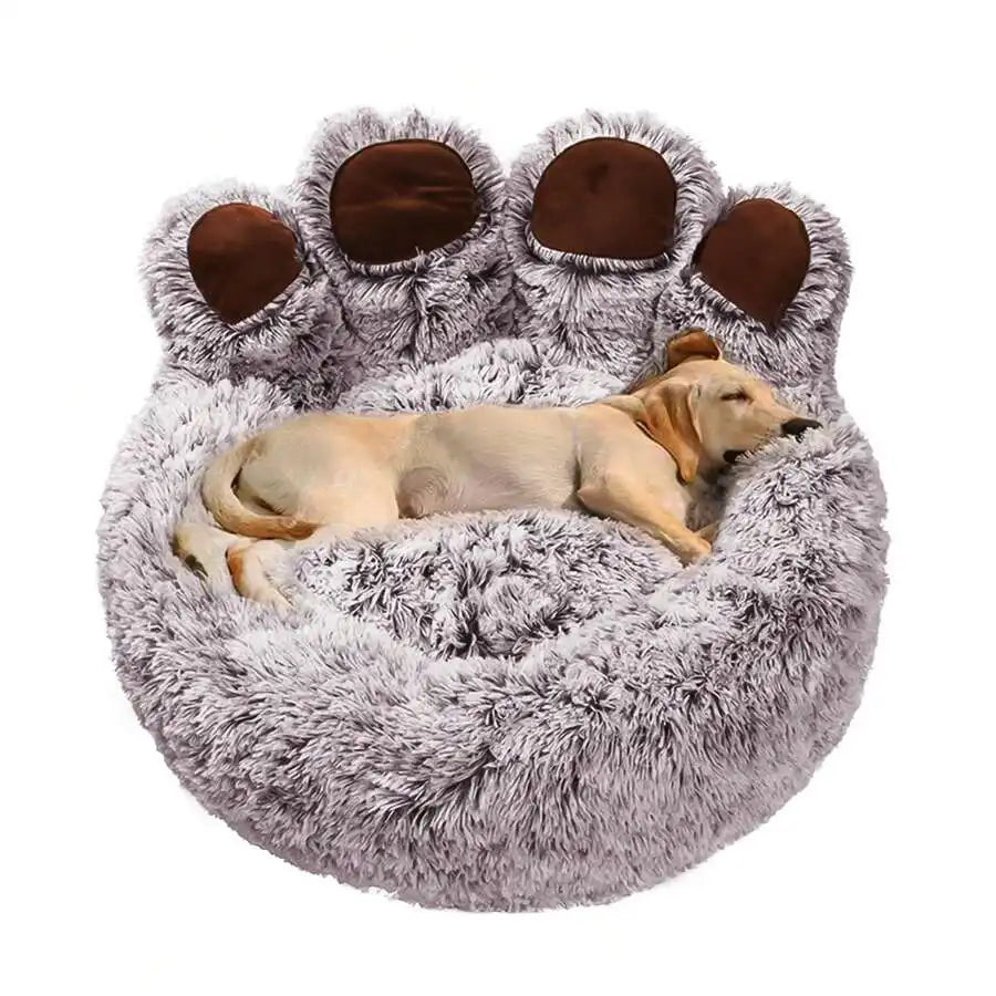 Winter Hot Cute Bear Paw Shaped Pet bed,