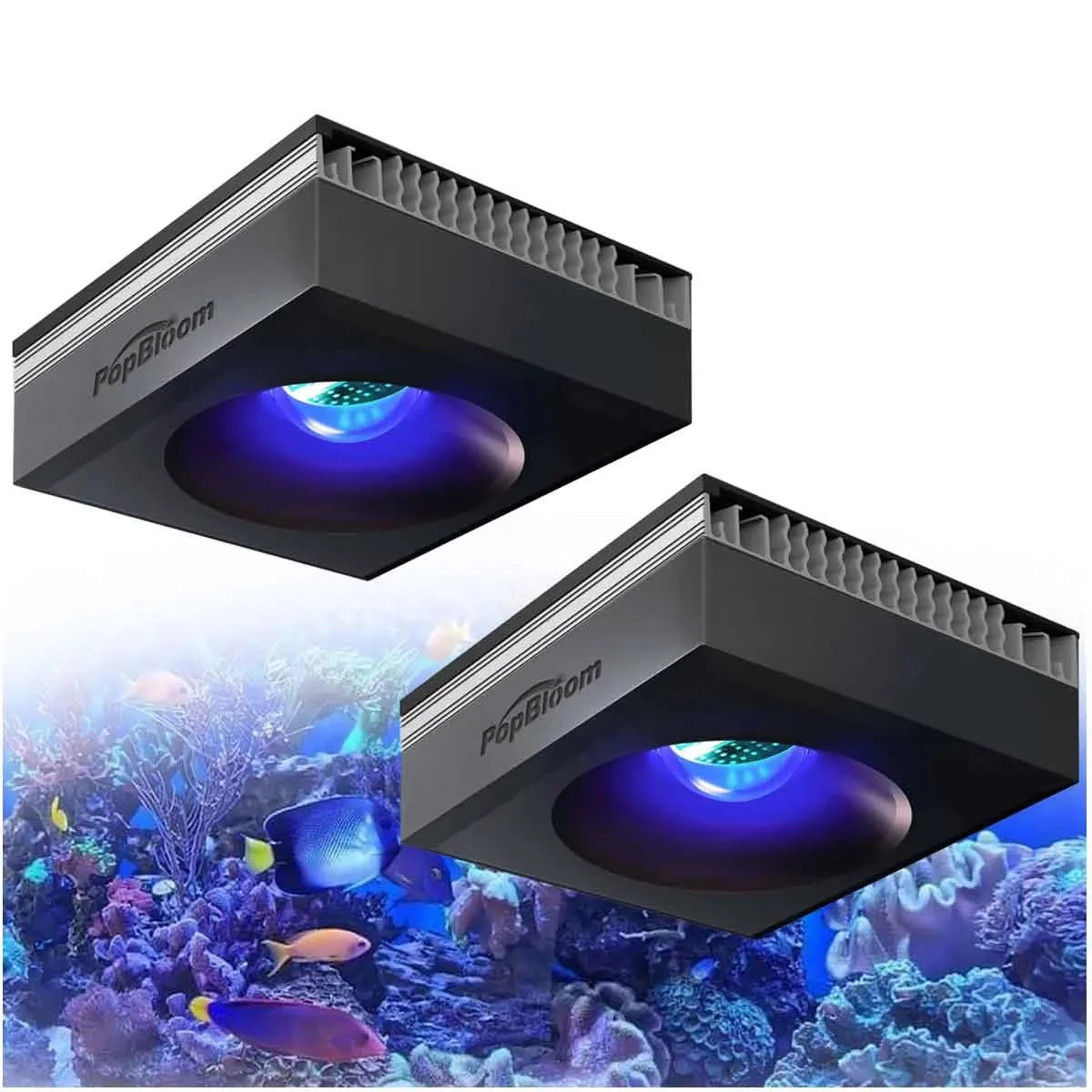 PopBloom RL90 WiFi  Professional Marine Aquarium LED Full Spectrum for Reef Coral SPS/LPS Fish Tank LED