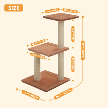 Cat tree, 2 Styles with Cat Scratching Posts Big Hammock and Removable Top Perch Grey