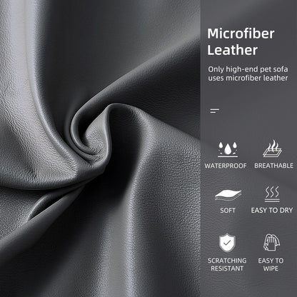 Sofa Mat Microfiber Leather Cover for Large Pet Snuggle Lounge Chair with Removable Cushion