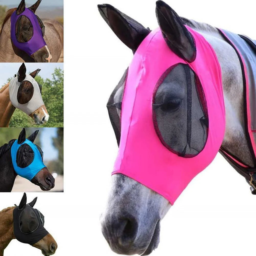 Anti Fly Stretchy Knitted Mesh Mask Breathable