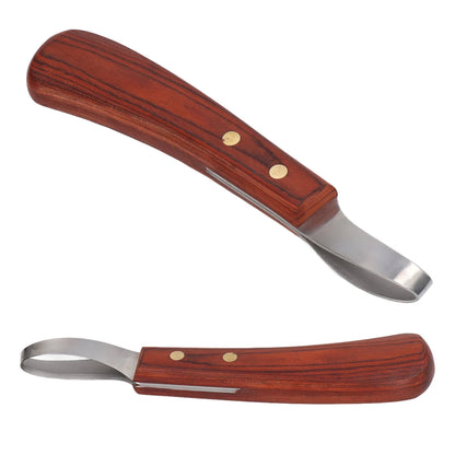 Stainless Steel Blade Wood Handle Multipurpose Cattle Horse Hoof Cutter
