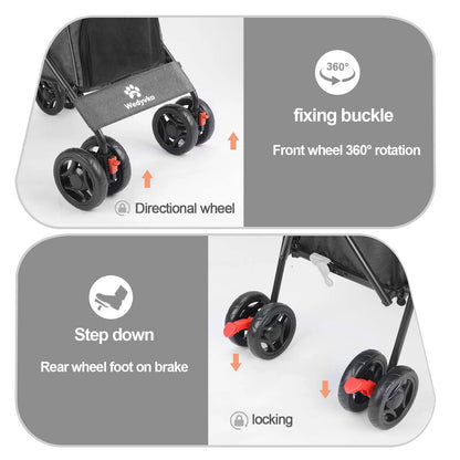 Wedyvko Pet Dog Stroller