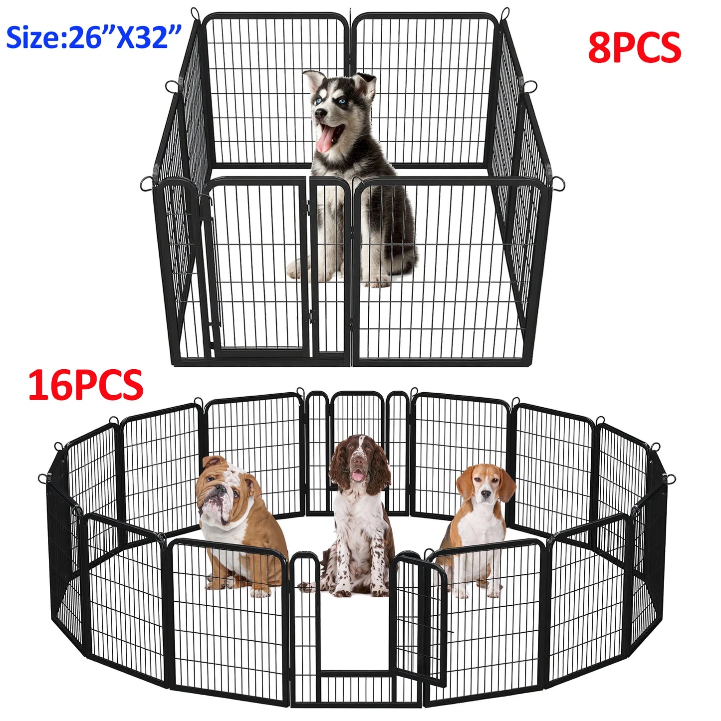 Playpen with Door, Outdoor/Indoor Foldable