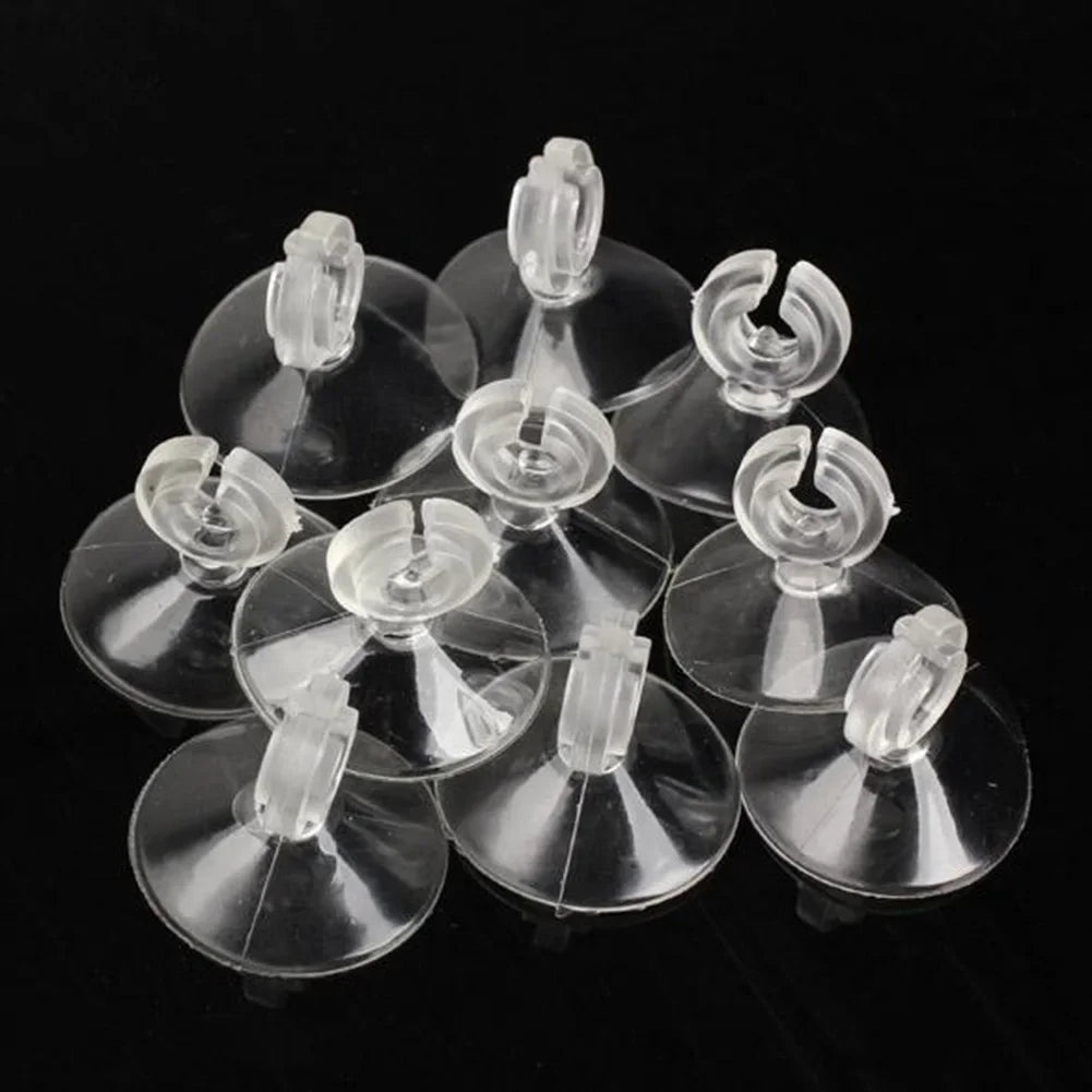 10-100pc Aquarium Suction Cup Holder Fish Tank Sucker for 4/6mm Air Line Pipe Tube Wire Holder