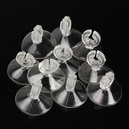 10-100pc Aquarium Suction Cup Holder Fish Tank Sucker for 4/6mm Air Line Pipe Tube Wire Holder