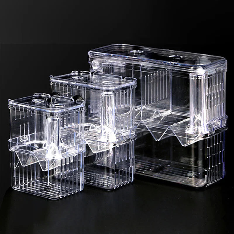 Fish Breeding Isolation Box Double Guppies Hatching Incubator