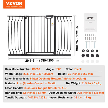 Baby Gate 28/30/36 Inches