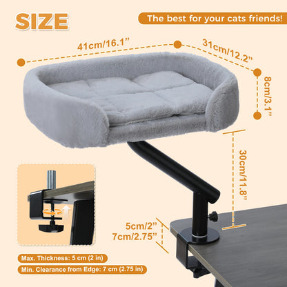 360° Rotatable Cat Bed Stand for Indoor Cats,