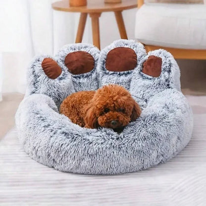 Winter Hot Cute Bear Paw Shaped Pet bed,