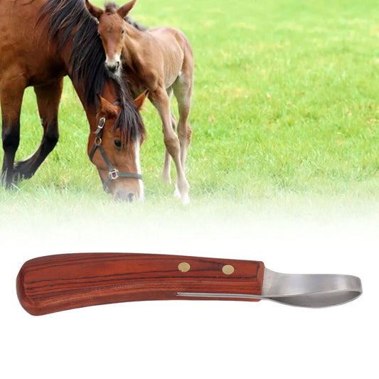 Stainless Steel Blade Wood Handle Multipurpose Cattle Horse Hoof Cutter