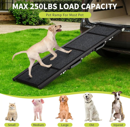 Large Folding Pet Stair Ramps for Truck, SUV