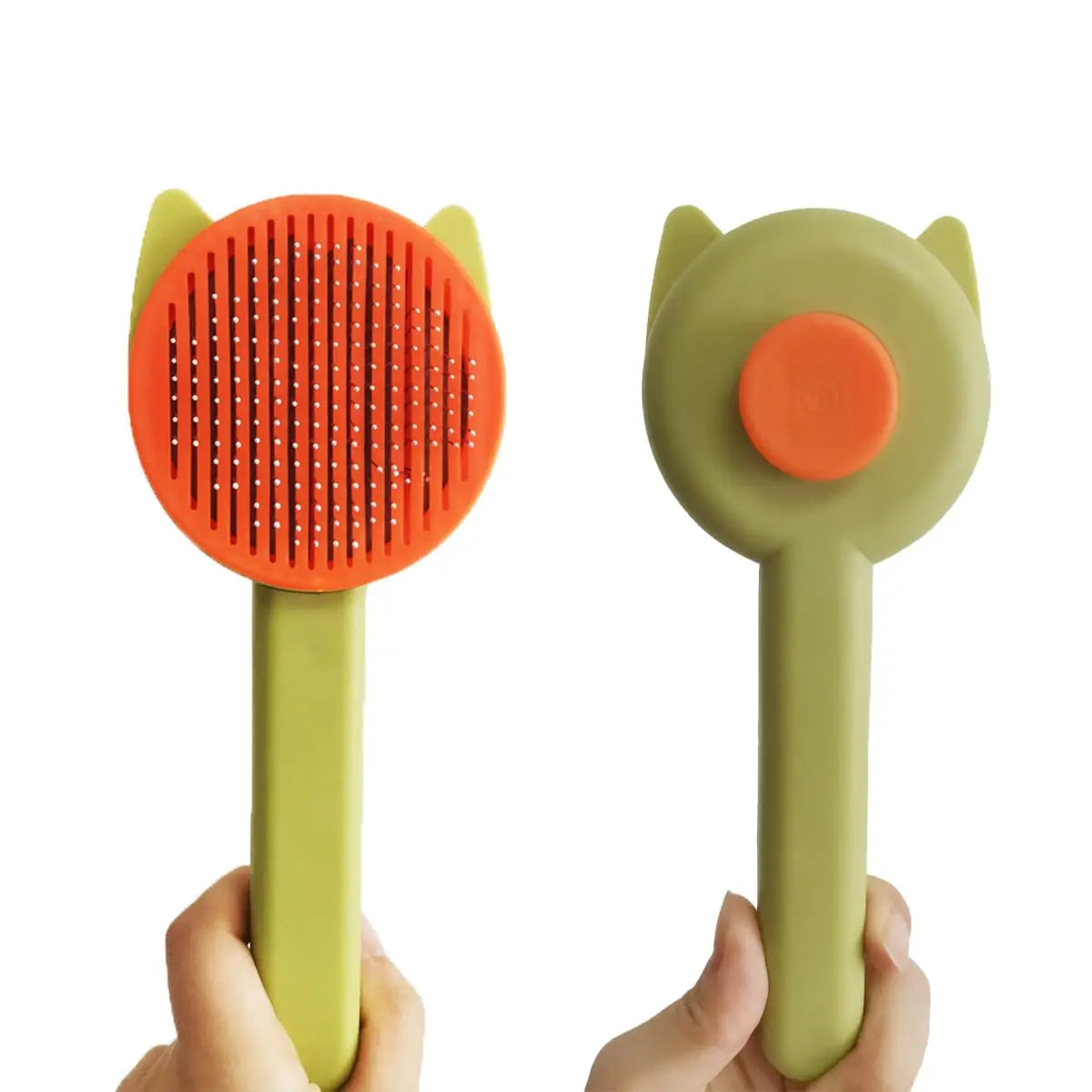 10PCS Pet Grooming Kit: Self-Cleaning Brush, Massage Glove, Nail Clipper & Flea Comb for Cats & Dogs