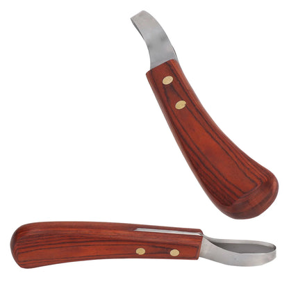 Stainless Steel Blade Wood Handle Multipurpose Cattle Horse Hoof Cutter