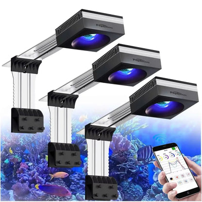 PopBloom RL90 WiFi  Professional Marine Aquarium LED Full Spectrum for Reef Coral SPS/LPS Fish Tank LED