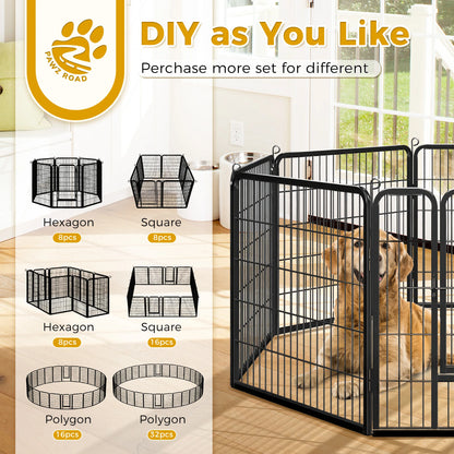 Playpen with Door, Outdoor/Indoor Foldable