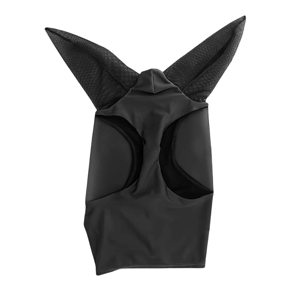 Mesh Fly Mask Hood Breathable Horse Face Mask Ear Protection Meshed Horse Ear Cover Anti-Worms
