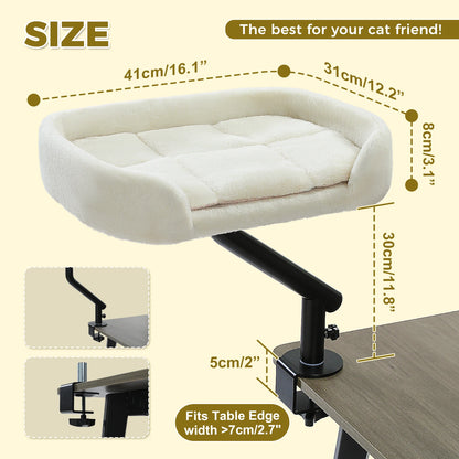 360° Rotatable Cat Bed Stand for Indoor Cats,