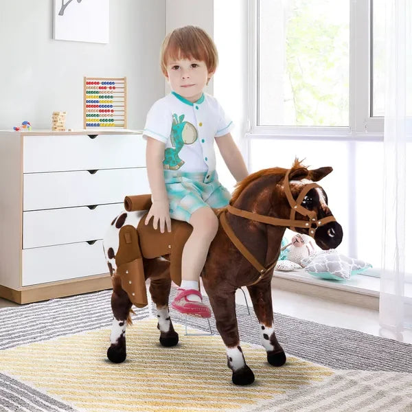 Ride On Horse for Toddlers 3-5, with Realistic Sound,