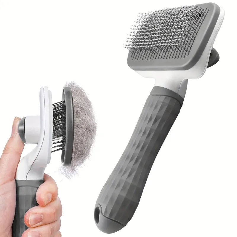 Dual-Use Dog Cat Grooming Brush 20×10×5.5cm