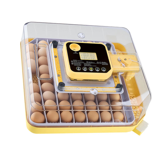 SucceBuy Egg Incubator with LED Candler Temperature Display, Auto Humidity Control