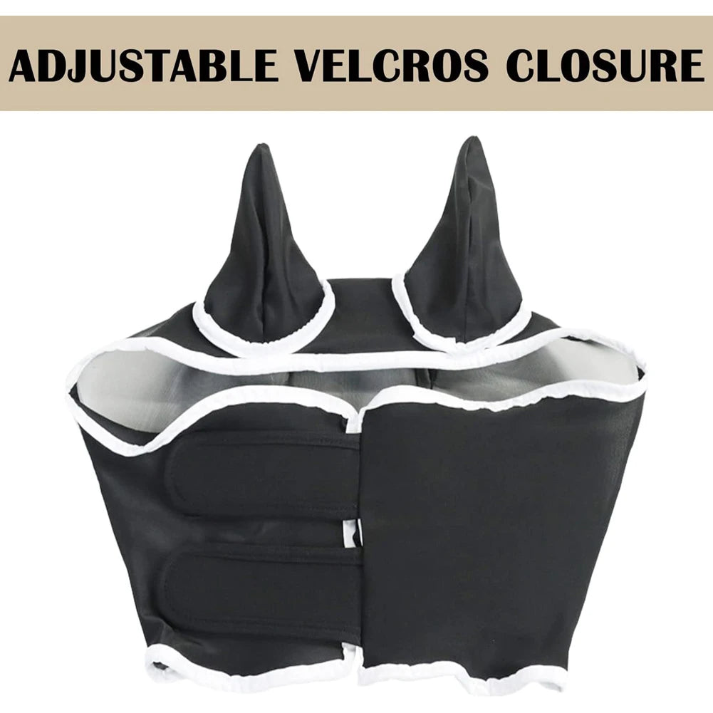 Anti Fly Stretchy Knitted Mesh Mask