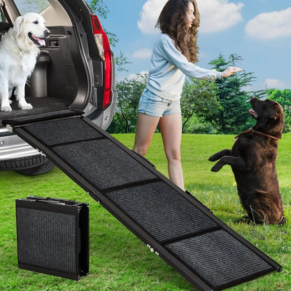 Large Folding Pet Stair Ramps for Truck, SUV
