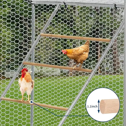 Chicken Perch for Coop with Ladder Design,