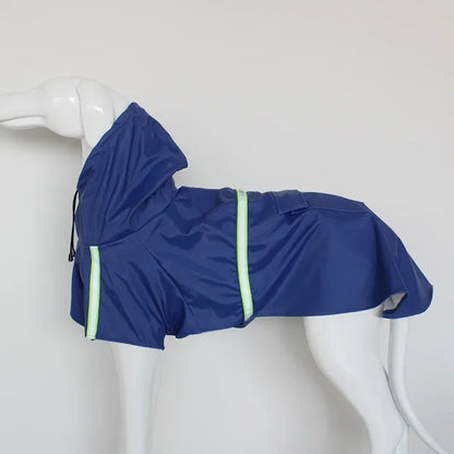Large Dog Raincoat Corgi Cloak Style Puppy Waterproof Dog Clothes Reflective