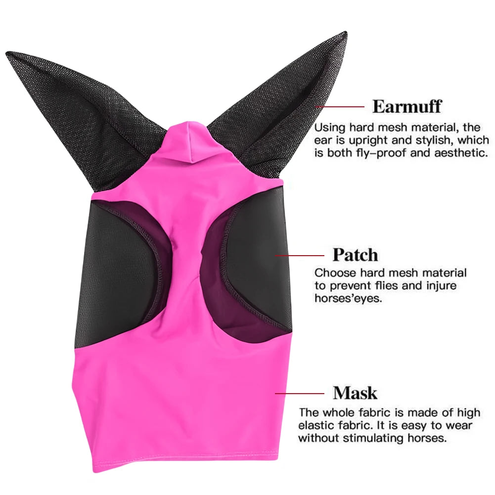 Anti Fly Stretchy Knitted Mesh Mask Breathable