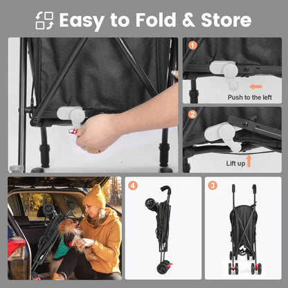 Wedyvko Pet Dog Stroller