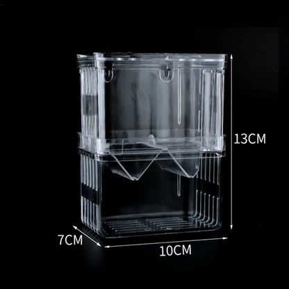 Fish Breeding Isolation Box Double Guppies Hatching Incubator