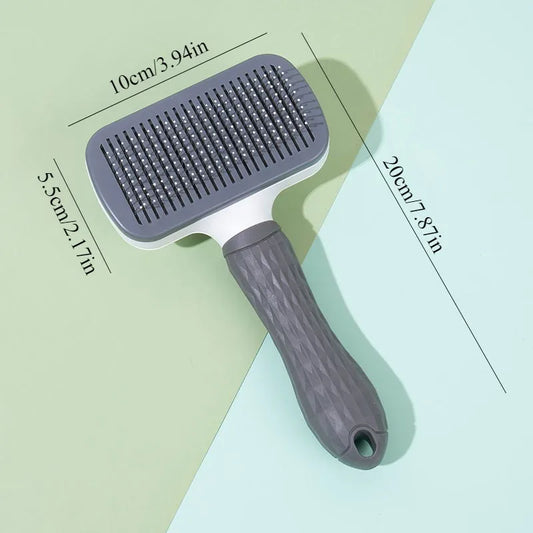 Dual-Use Dog Cat Grooming Brush 20×10×5.5cm
