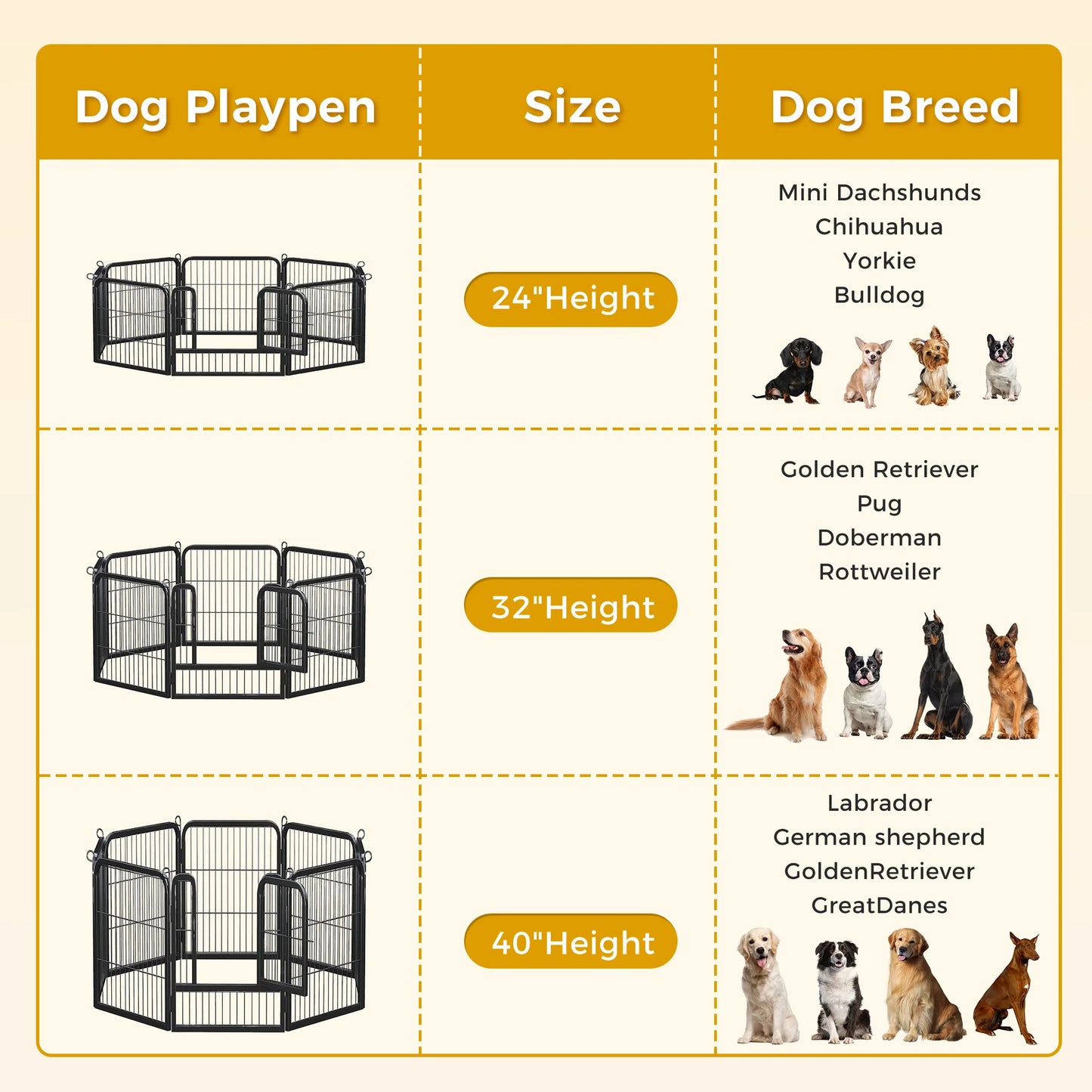 Playpen with Door, Outdoor/Indoor Foldable