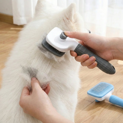 Dual-Use Dog Cat Grooming Brush 20×10×5.5cm