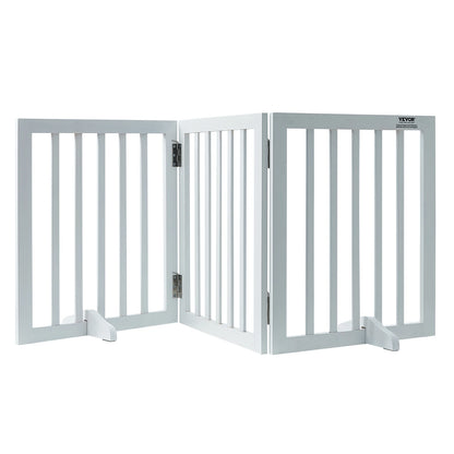 Freestanding Pet Gate Expandable Dog Barrier