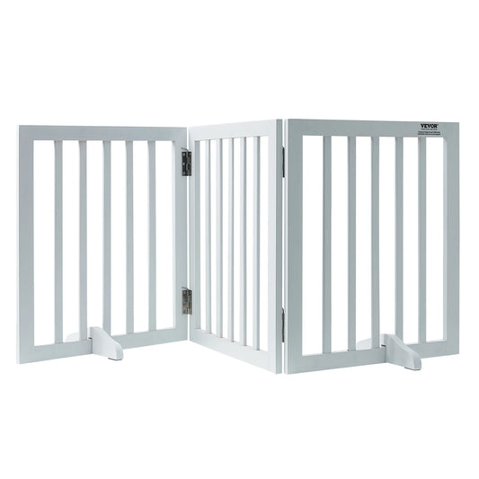 Freestanding Pet Gate Expandable Dog Barrier