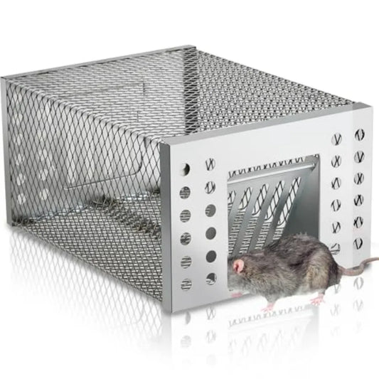 1 Pcs Humane Rat Trap Live Chipmunk Cage Trap for Indoor and Outdoor