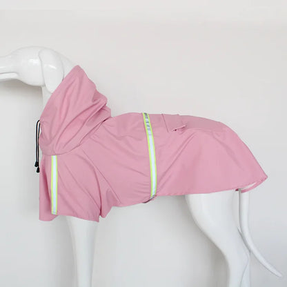 Large Dog Raincoat Corgi Cloak Style Puppy Waterproof Dog Clothes Reflective